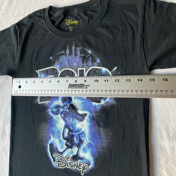 Disney Kid’s Girl’s Short Sleeve T-shirt size S, Black, Mickey Mouse - Picture 3 of 6